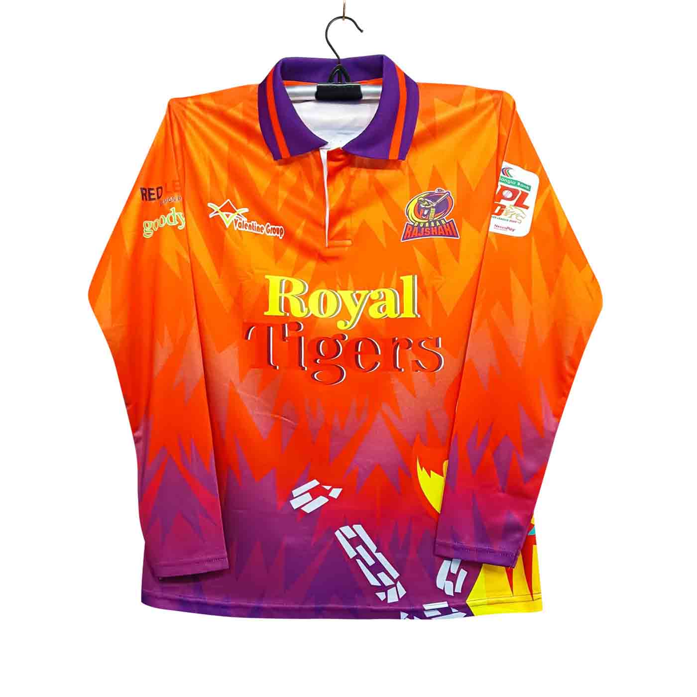 Durbar Rajshahi Premium Full Sleeve Polo Cricket Jersey