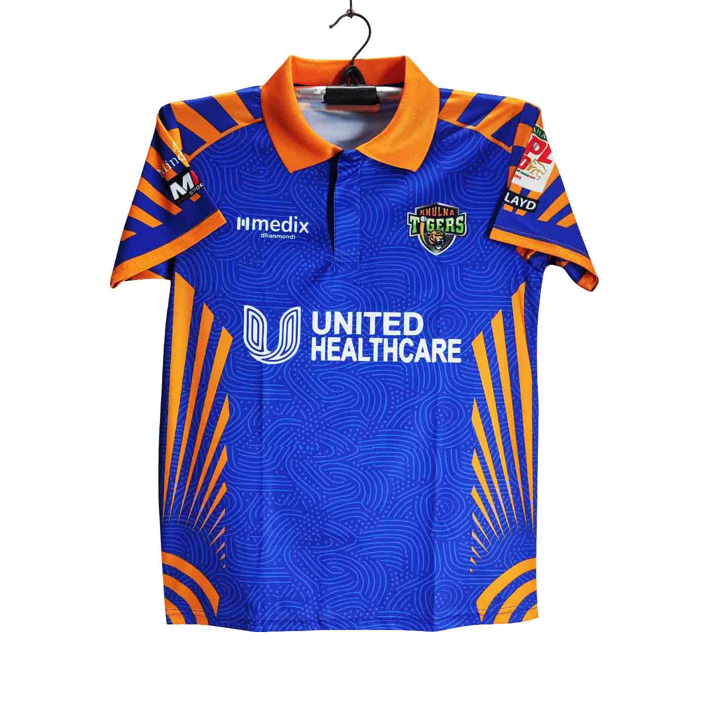 Khulna Tigers Premium Short Sleeve Polo Cricket Jersey