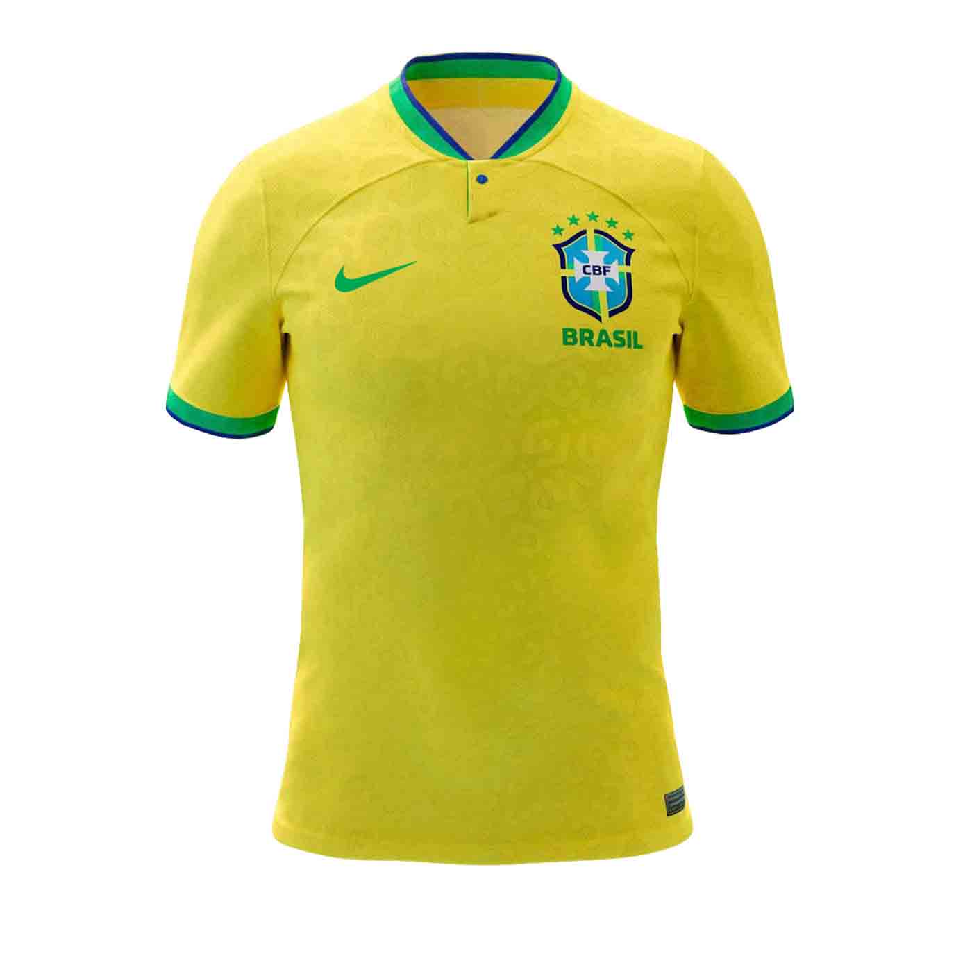 Brazil home kit ,Thai Premium Football Jersey