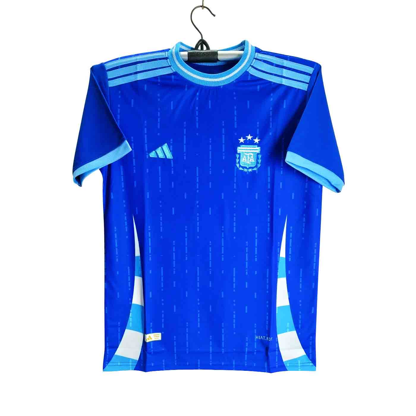 Argentina 2024 Copa America Away Thai Premium Football Jersey