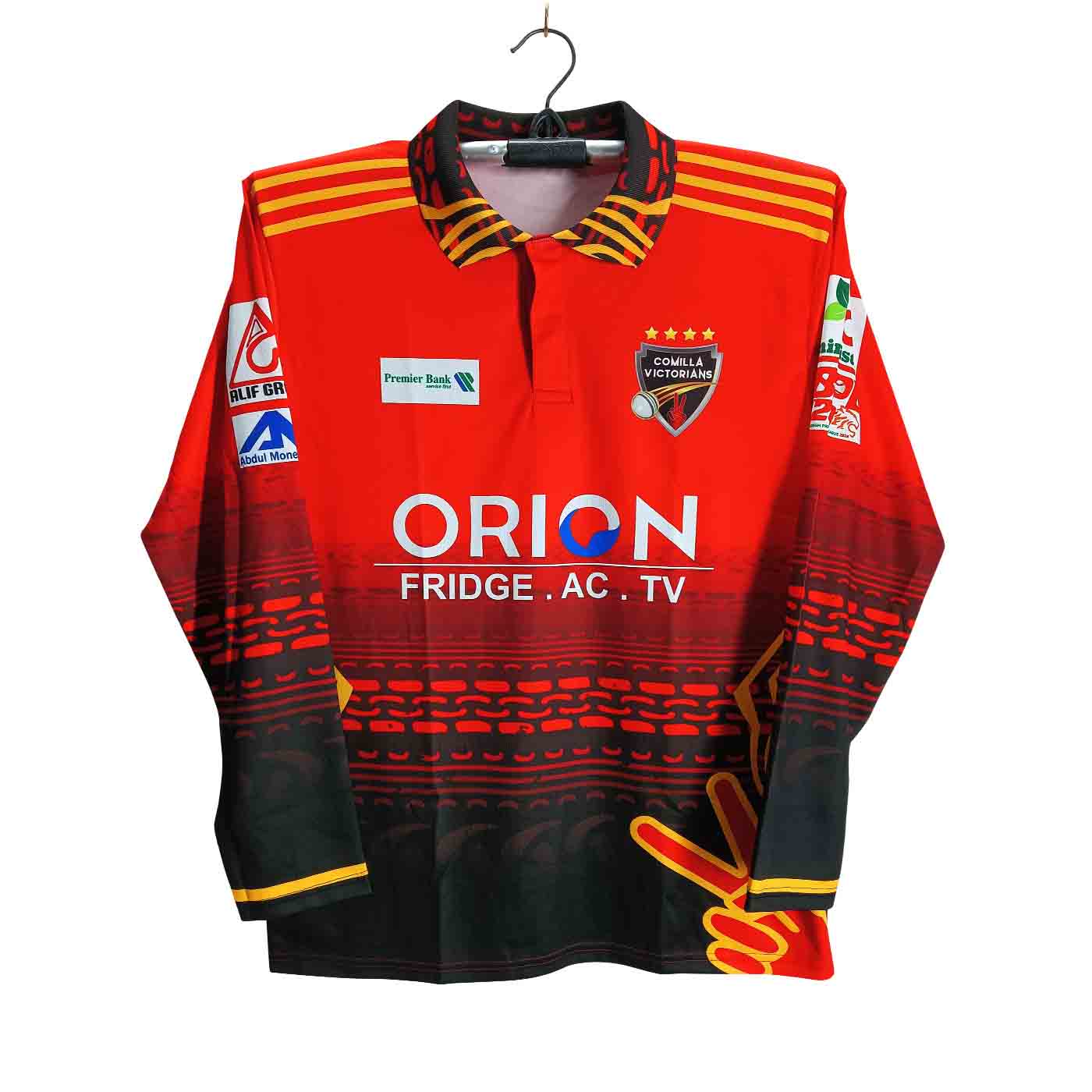 Comilla Victorians Full Sleeve Polo Cricket Jersey