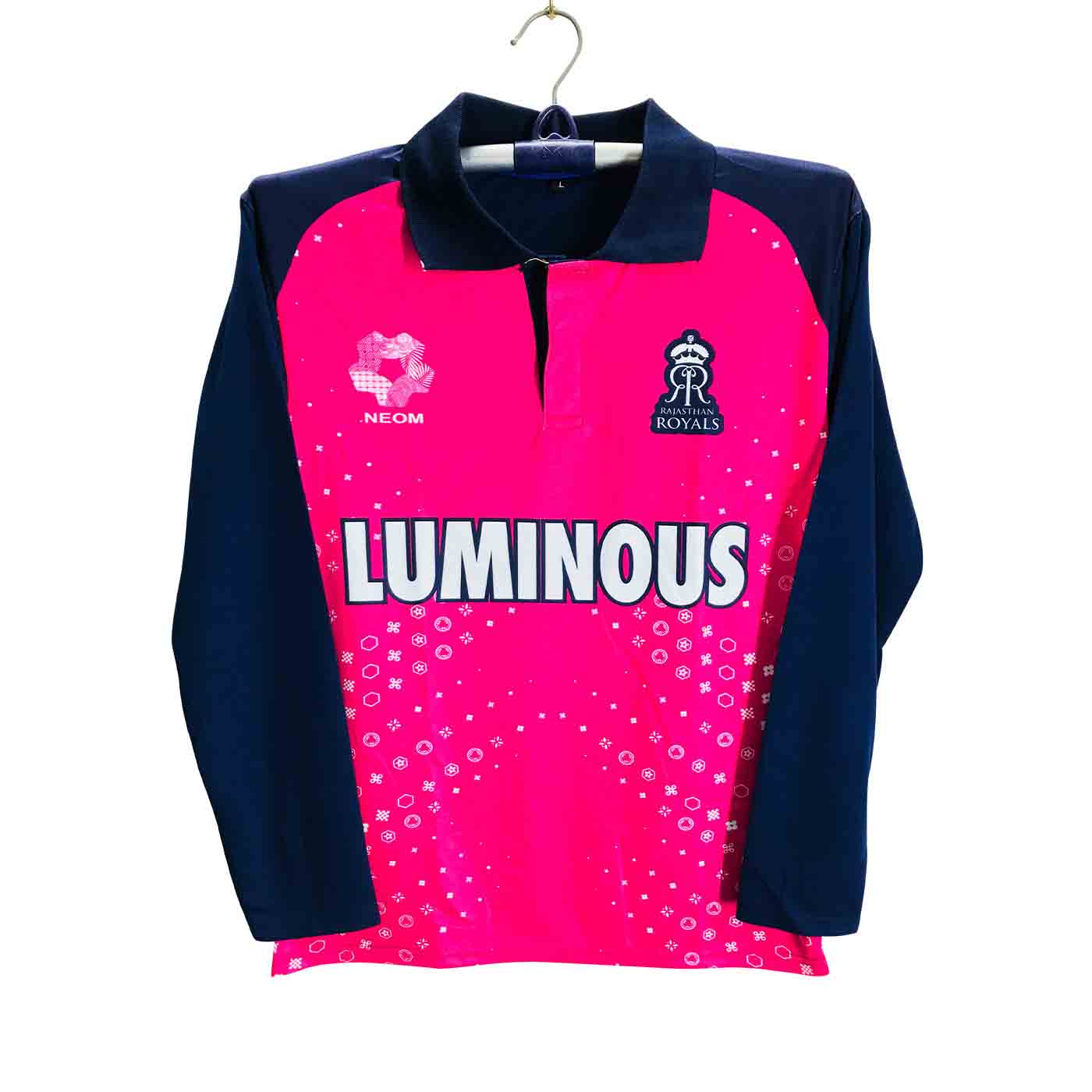 Rajasthan Royals Full Sleeve Collar Polo IPL Jersey
