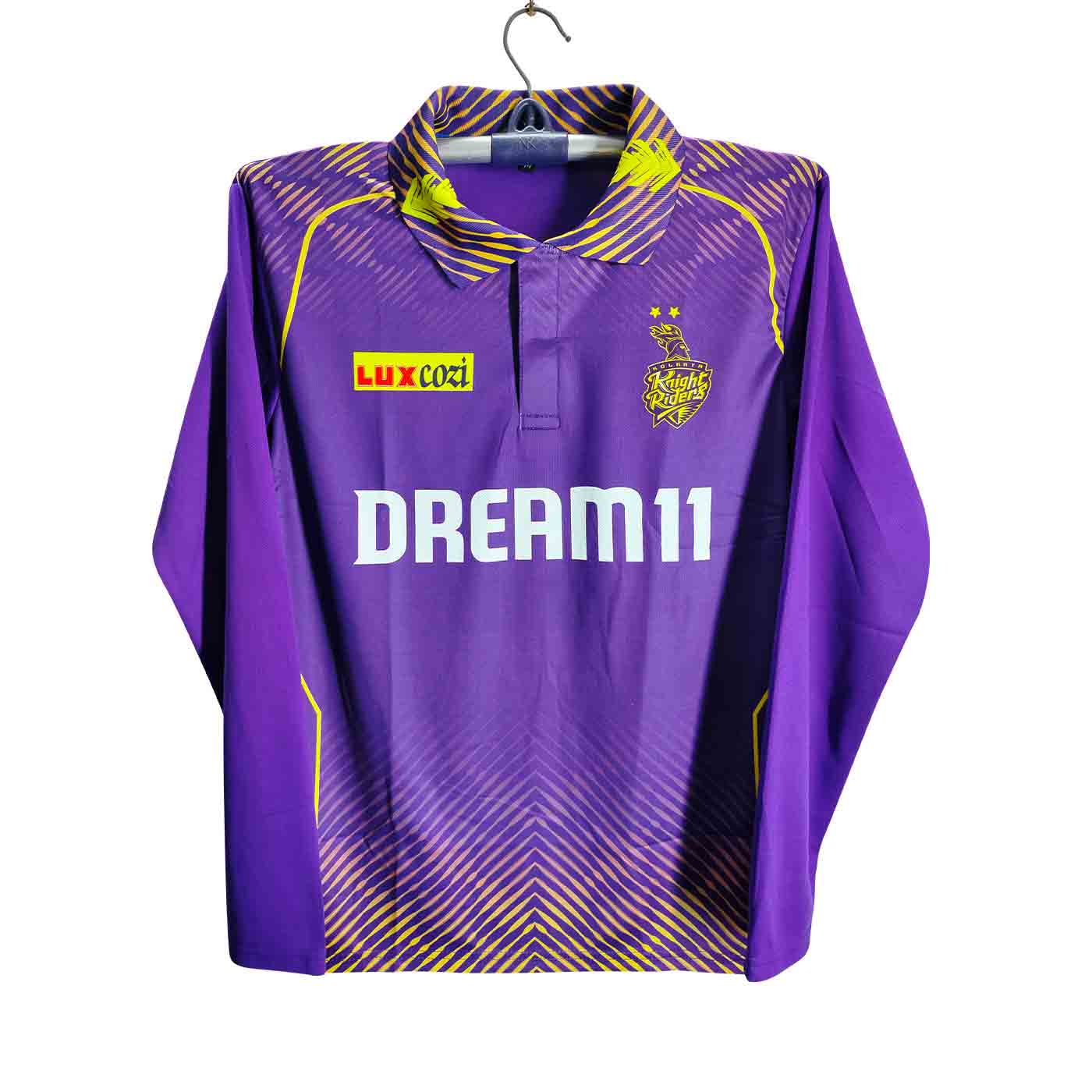 Kolkata Knight Riders Full Sleeve Collar Polo IPL Jersey