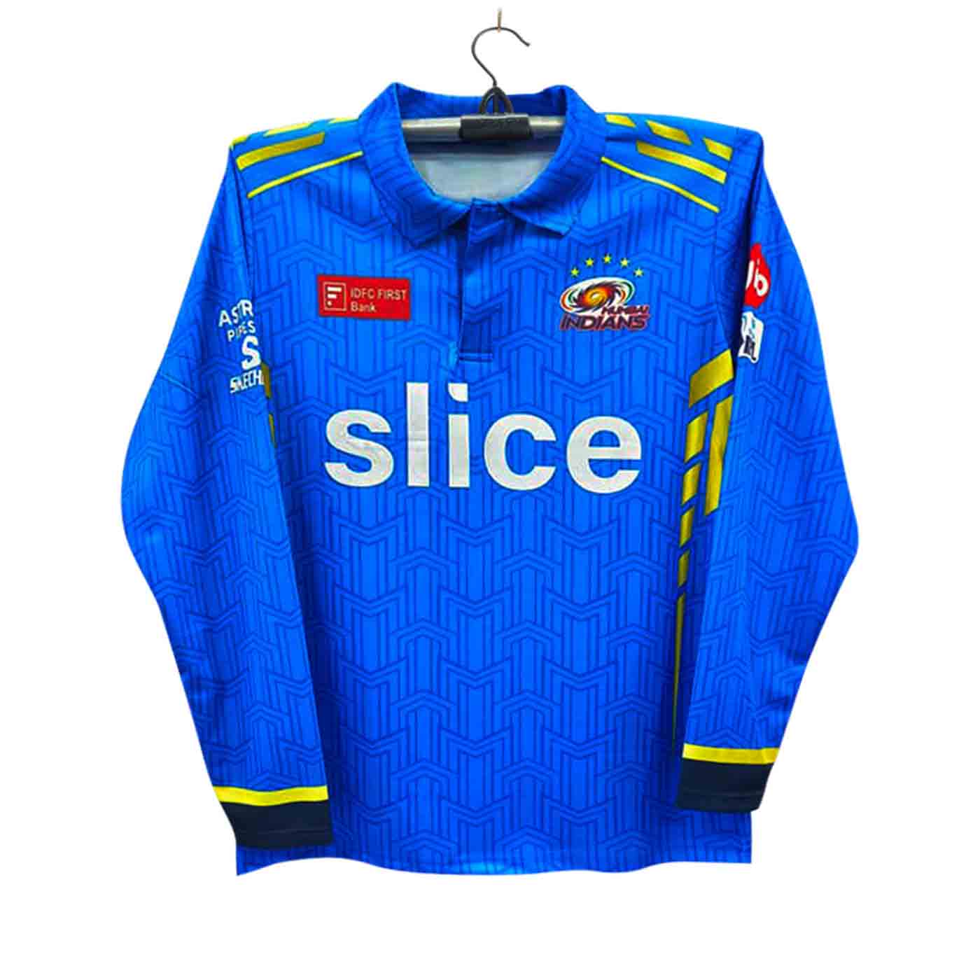 Mumbai Indians Full Sleeve Collar Polo Jesrey