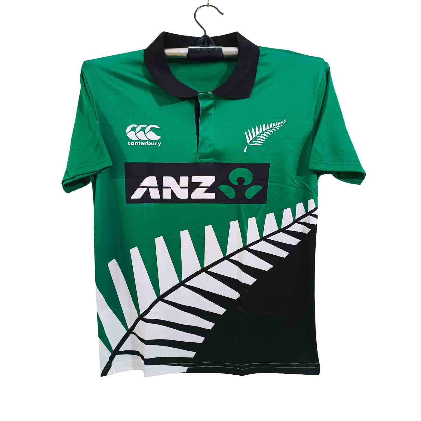 New Zealand Short Sleeve Collar Polo Cricket jersey