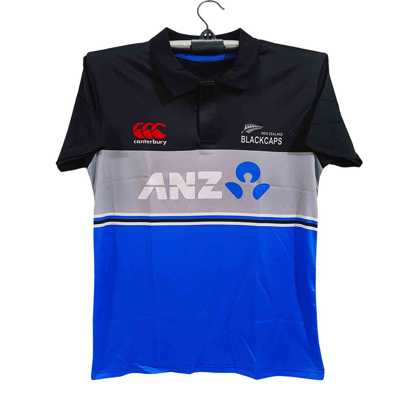 New Zealand Short Sleeve Polo Cricket Jersey