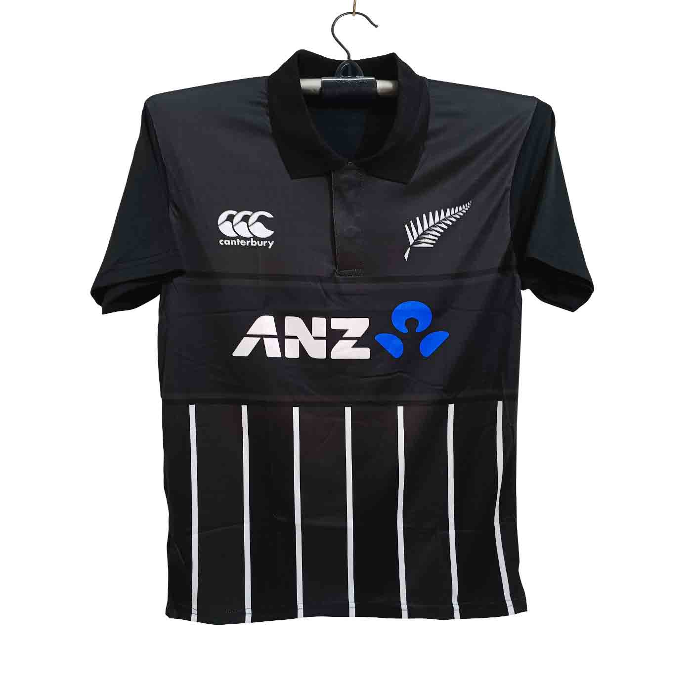 New Zealand Short Sleeve Polo Cricket Jersey