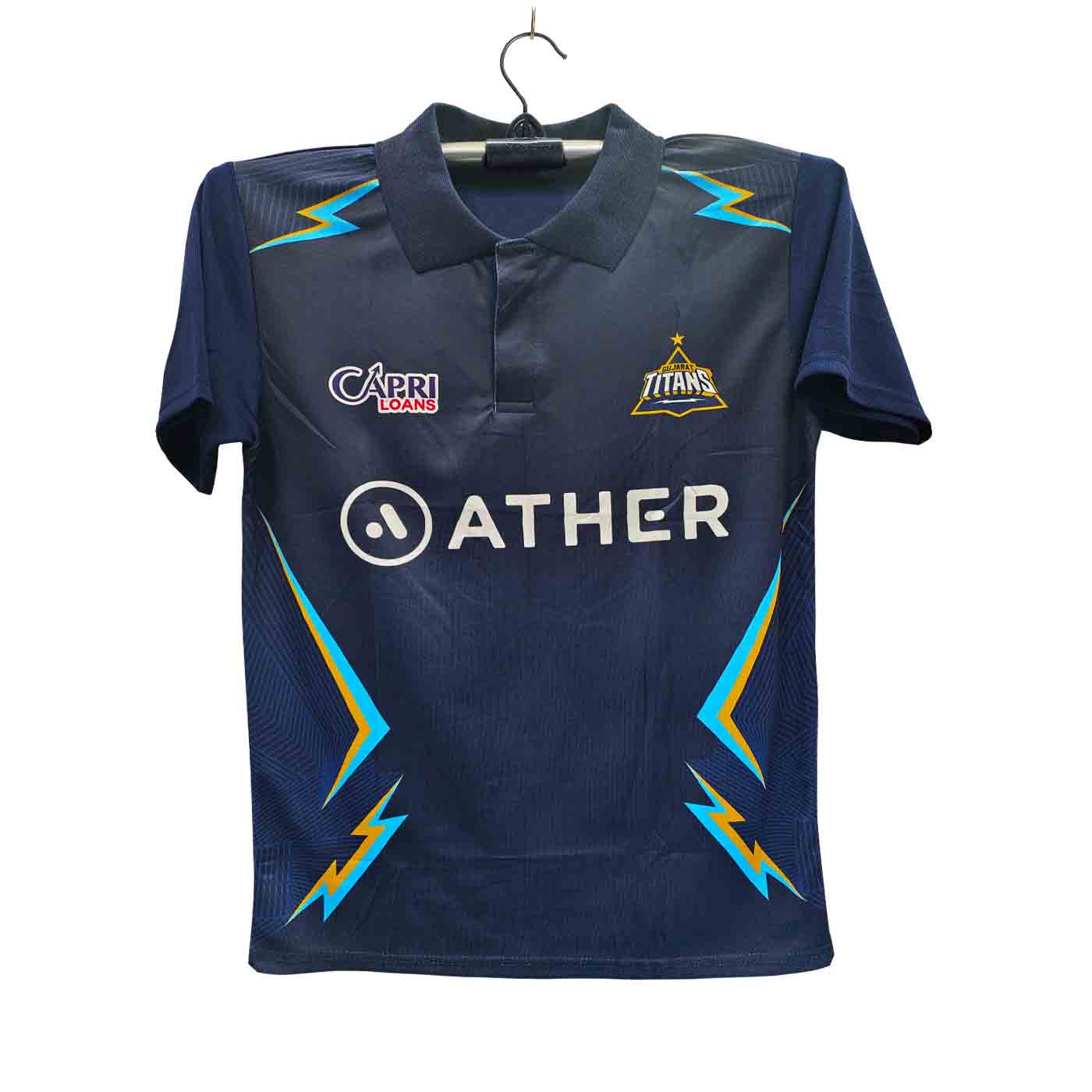 Gujarat Titans Short Short Sleeve Collar Polo IPL Jersey