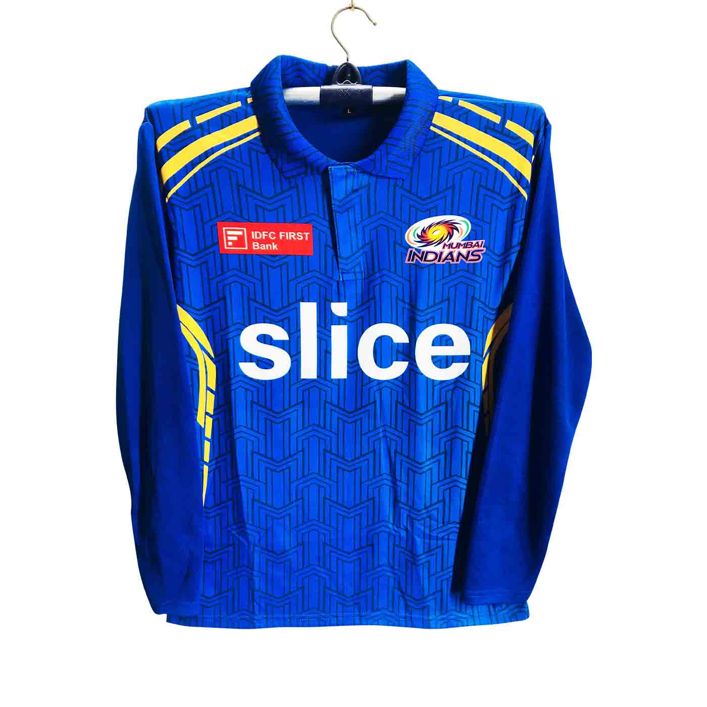 Mumbai Indians Full Sleeve Collar Polo IPL Jersey