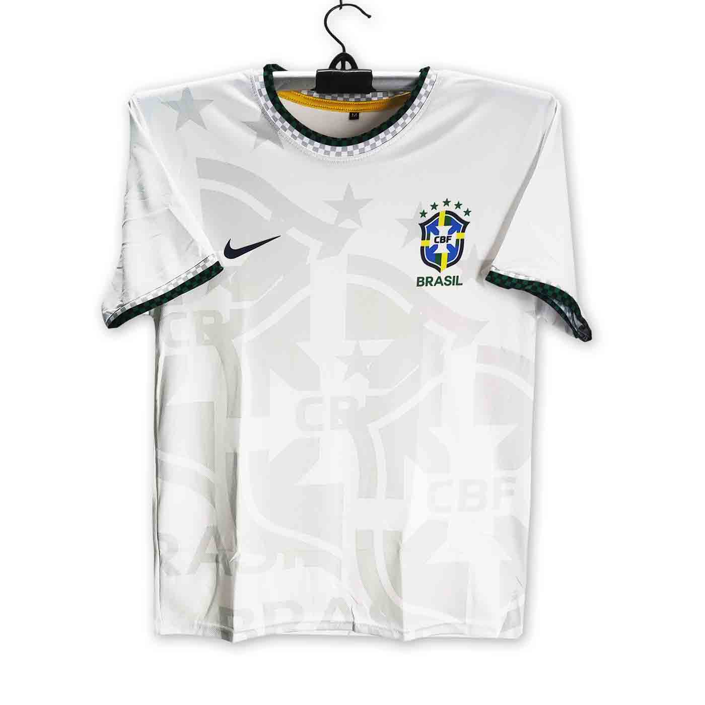 Brazil Short Sleeve Football Jersey For Men