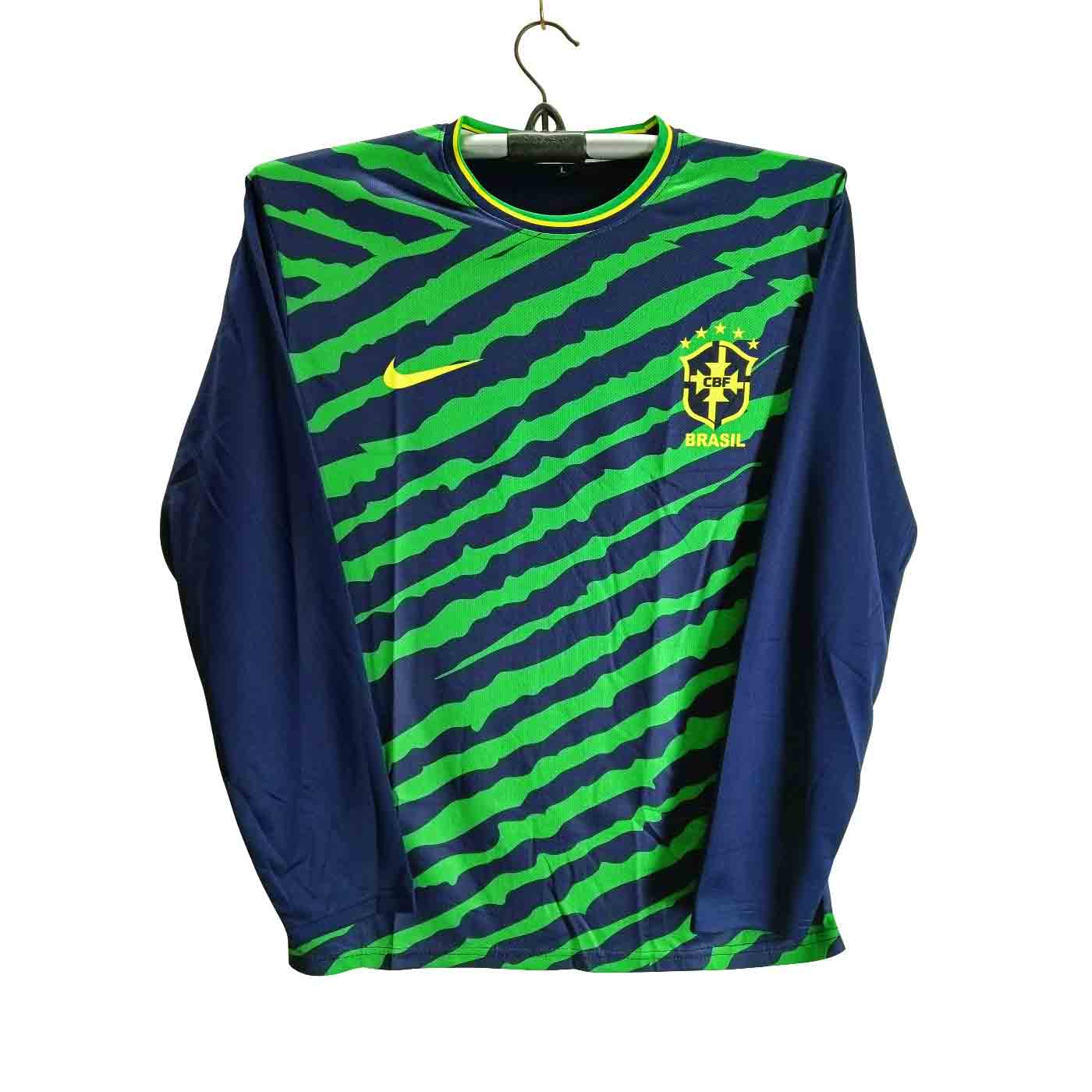 Brazil Full Sleeve Training Jersey For Man