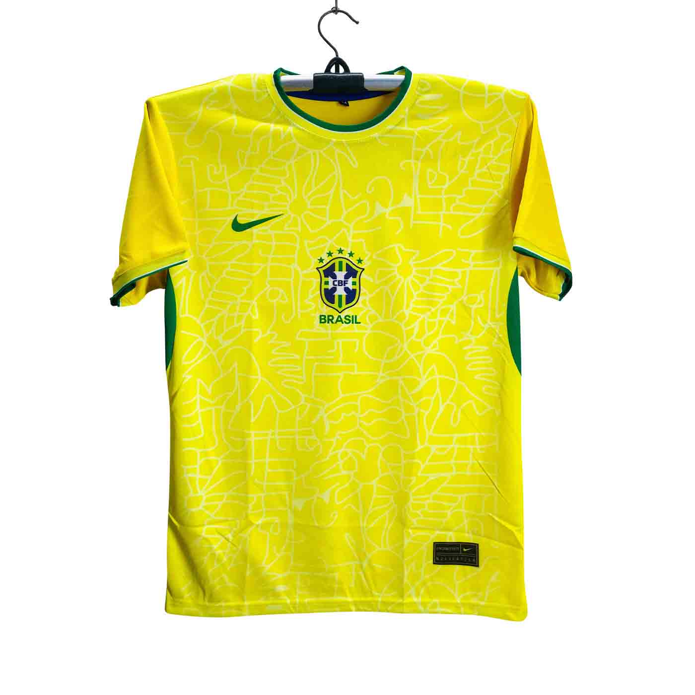 Brazil Euro Jersey - Short Sleeve Football Jersey