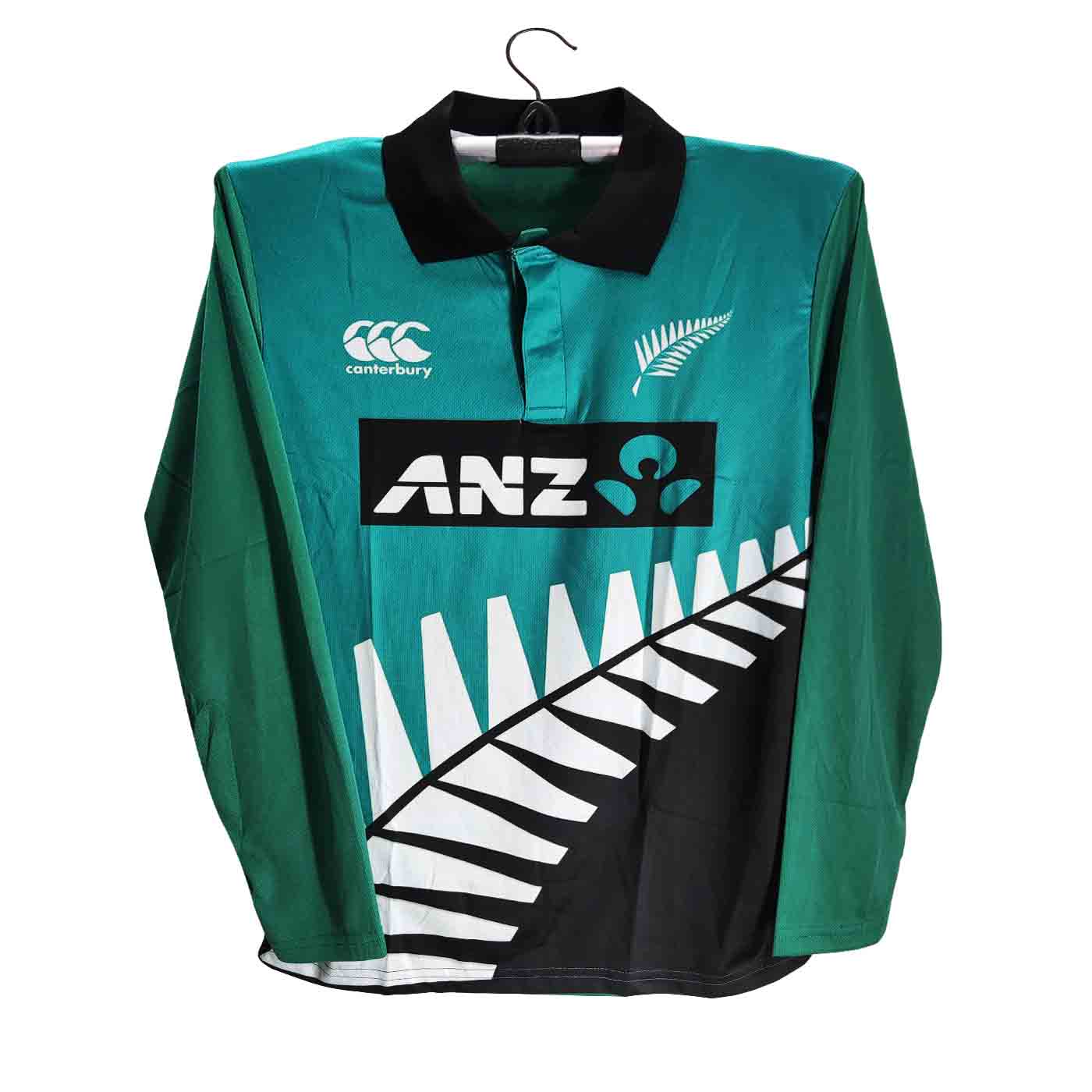 New Zealand Full Sleeve Polo Cricket jersey