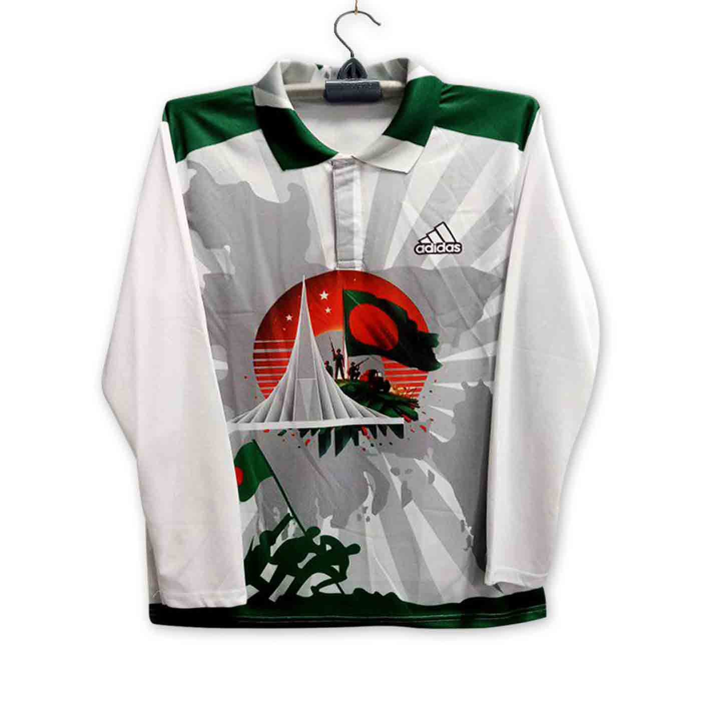 Bangladesh Full Sleeve Polo Football Jersey