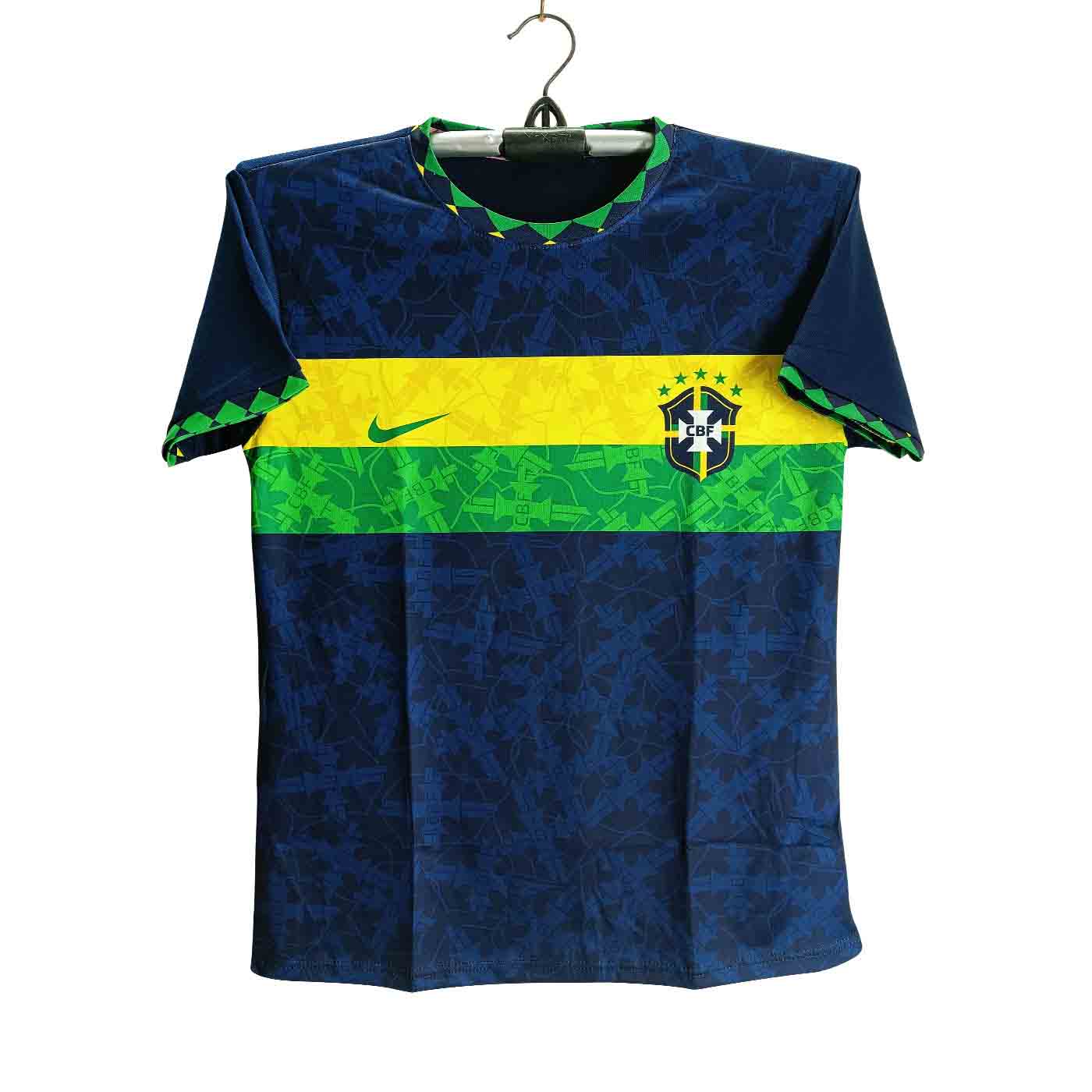 Brazil Short Sleeve Football Jersey