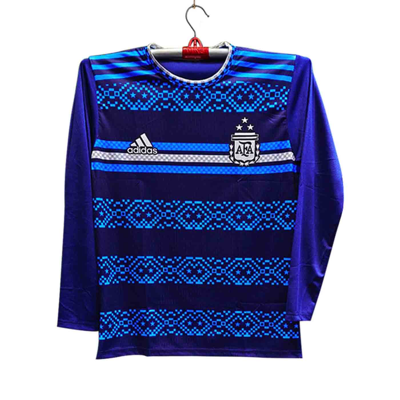Argentina Full Sleeve Football Jersey For Man