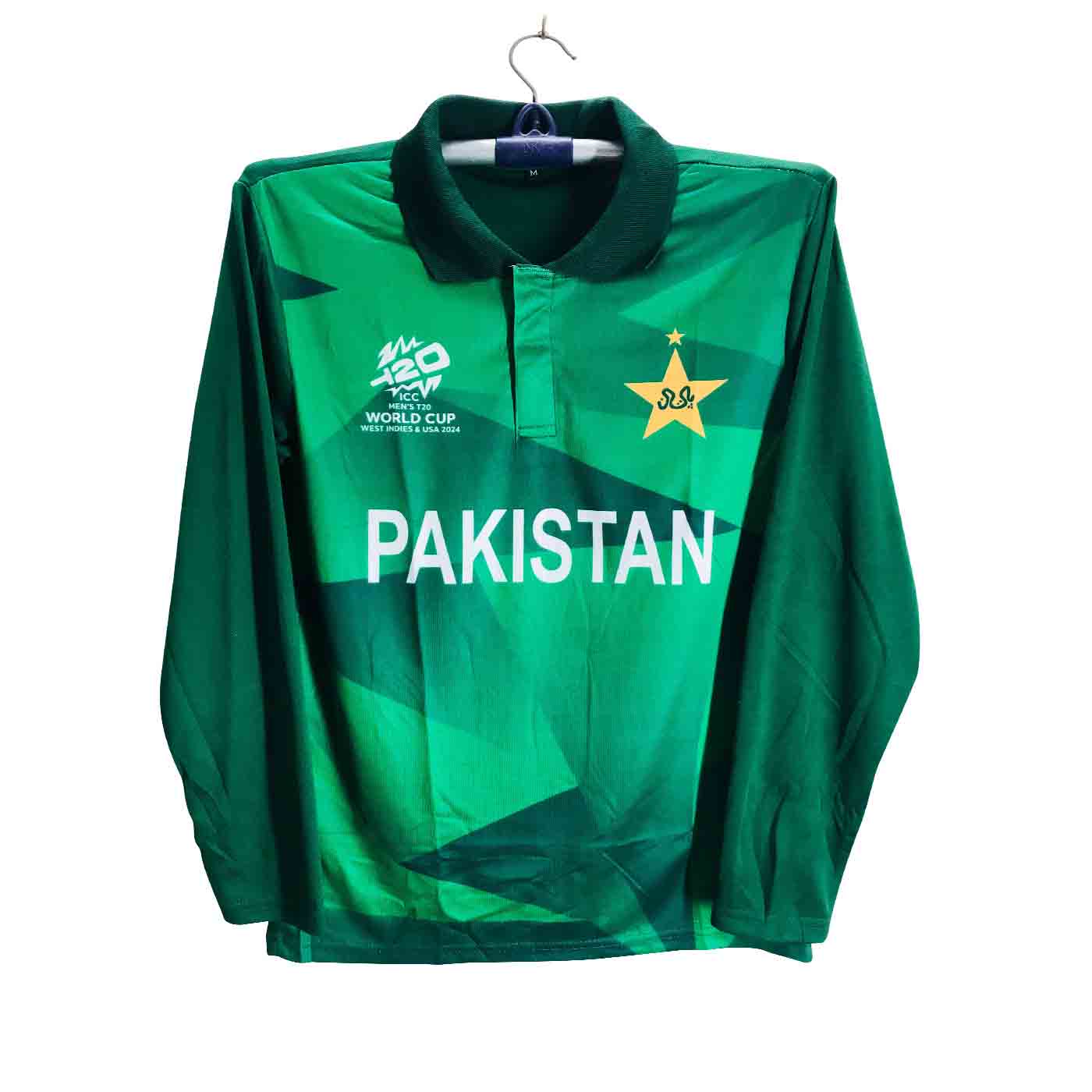 Pakistan T20 World Cup Jersey - Pakistan Full Sleeve Polo Jersey