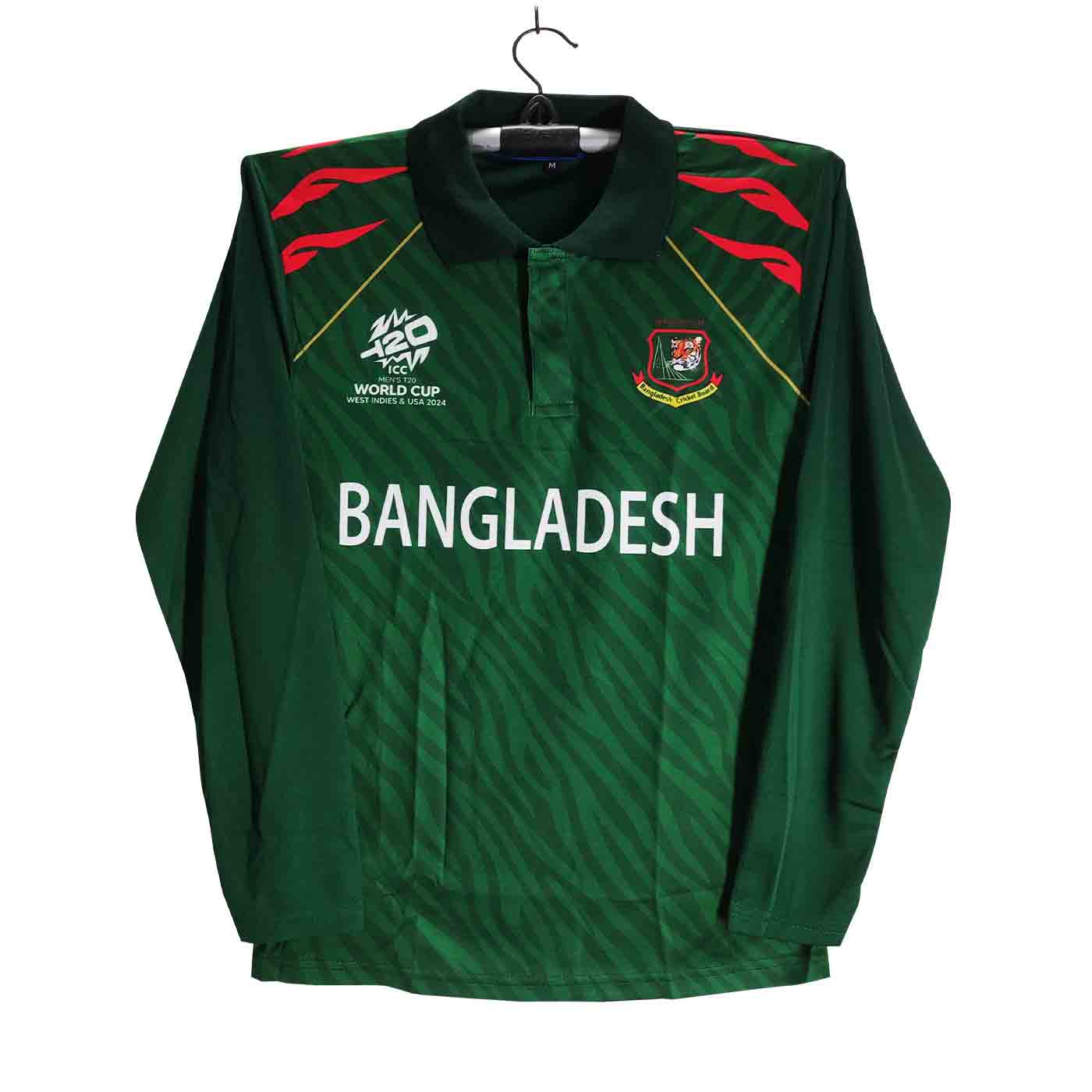 Bangladesh T20 World Cup Jersey - Full Sleeve Collar Polo Jersey
