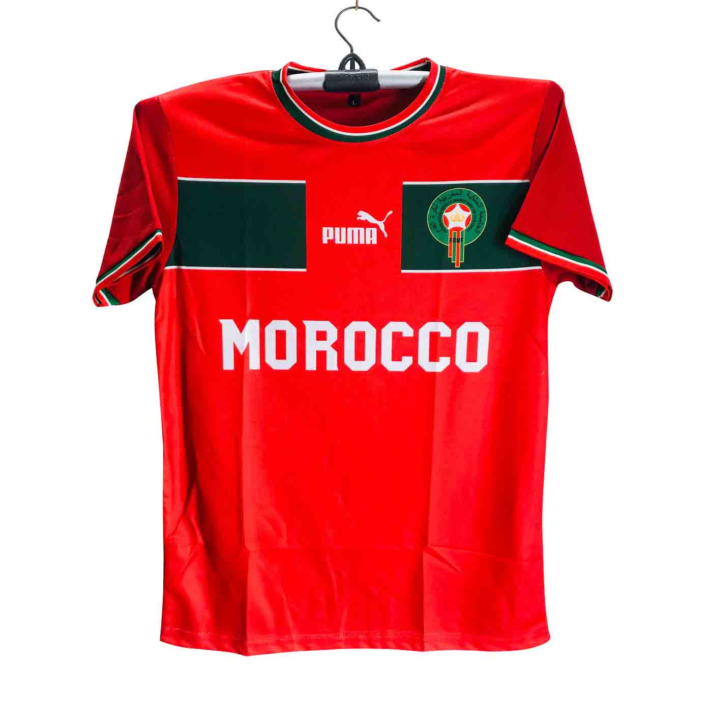 Morocco Short Sleeve Football Jersey