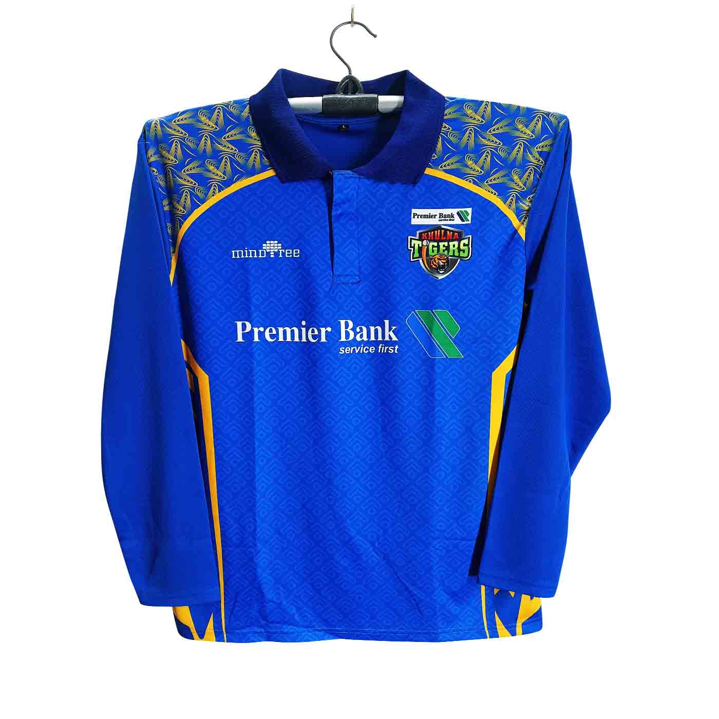 Khulna Tigers Full Sleeve Collar Polo Jersey