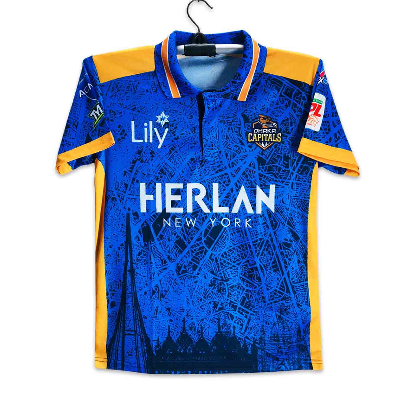 Dhaka Capaitals Premium Short Sleeve Polo Cricket Jersey