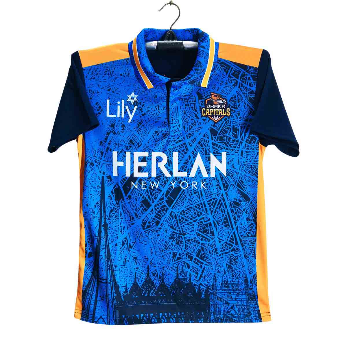 Dhaka Capaitals Short Sleeve Polo Cricket Jersey